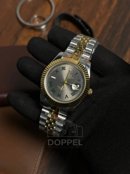 RLX - Datejust Silver Gold Wimbledon - AAA Quality