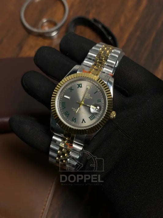 RLX - Datejust Silver Gold Wimbledon - AAA Quality
