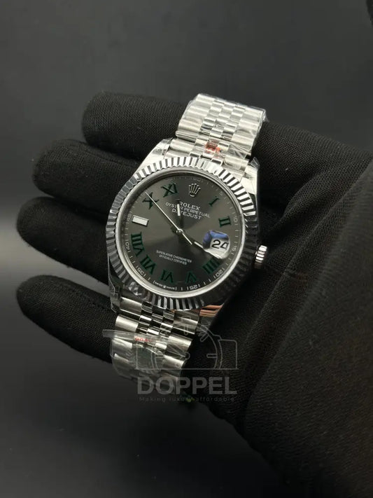 RLX - Datejust Silver Wimbledon - Premium Quality