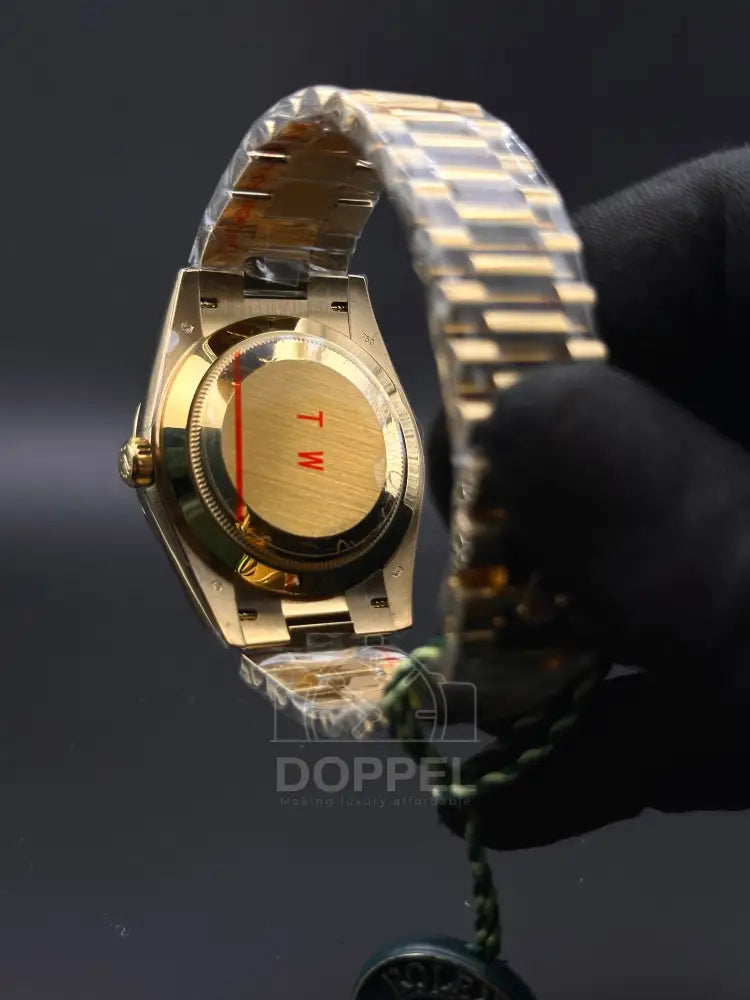 RLX - Day Date Gold Black - Premium Quality