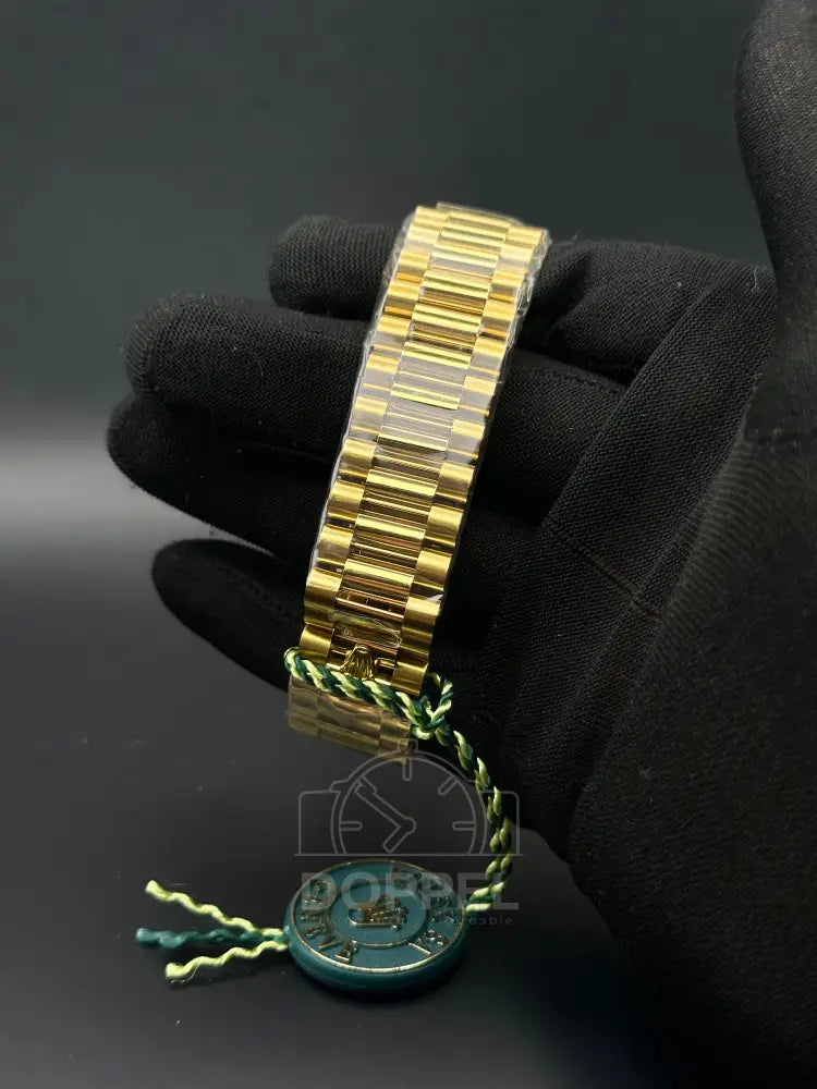 RLX - Day Date Gold Green - Premium Quality