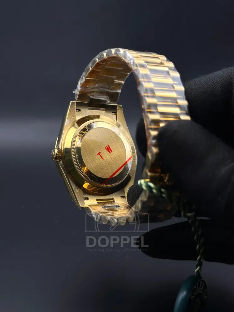 RLX - Day Date Gold Green - Premium Quality