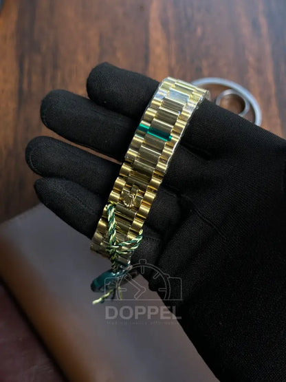 RLX - Day Date Gold Green Roman - AAA Quality