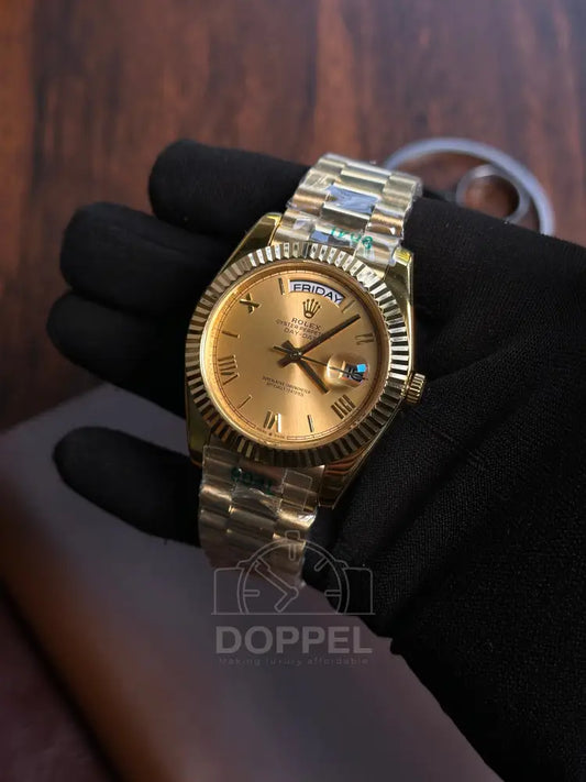 RLX - Day Date Gold Roman - AAA Quality