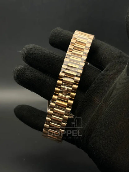 RLX - Day Date Rosegold Olive Green - Premium Quality