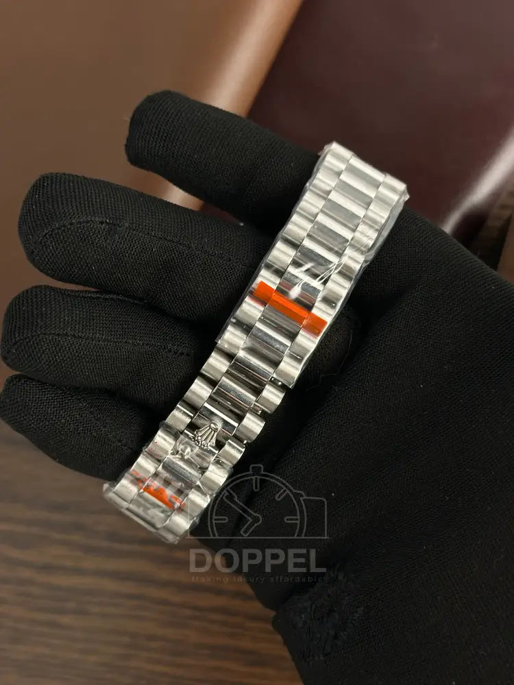RLX - Day Date Silver Black - AAA Quality