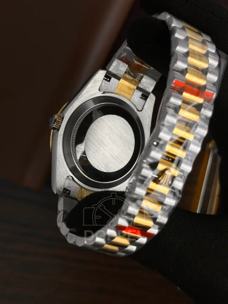 RLX - Day Date Silver Gold Black - AAA Quality