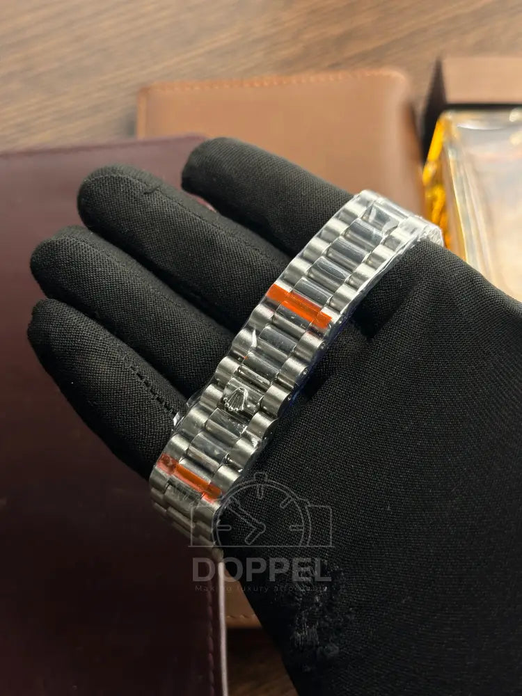 RLX - Day Date Silver Sky Blue - AAA Quality