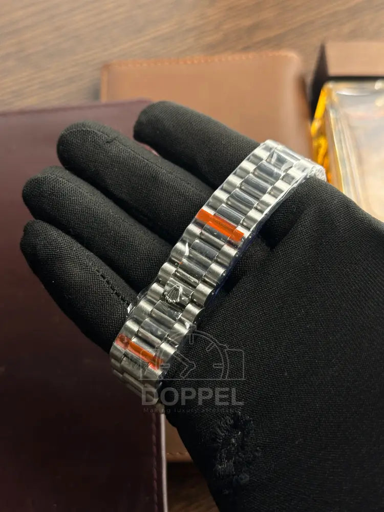 RLX - Day Date Silver Sky Blue - AAA Quality