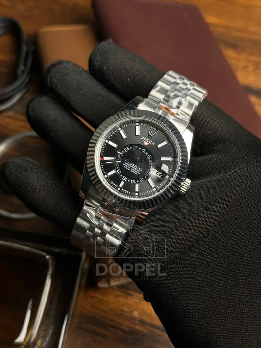 RLX - Sky Dweller Silver Black - AAA Quality