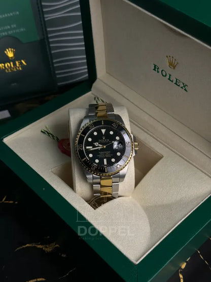 RLX - Submariner Date - Gold Black- AAA Quality