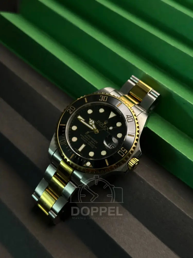 RLX - Submariner Date - Gold Black- AAA Quality
