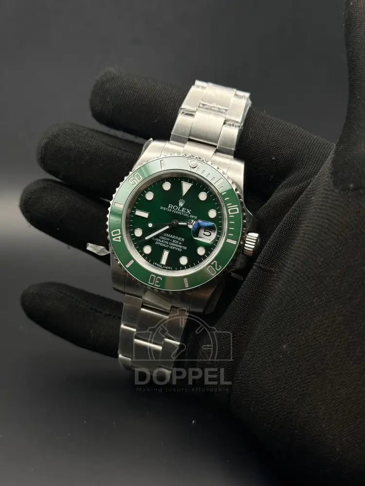 RLX - Submariner Silver Green Hulk - Premium Quality
