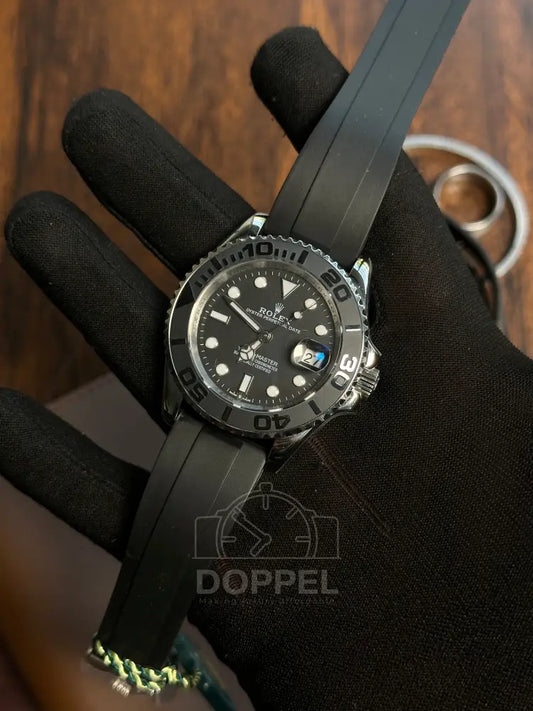 RLX -Yacht Master Silver Black - AAA Quality