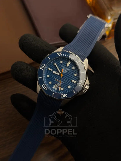 TAG - Aquaracer Blue Rubber - AAA Quality