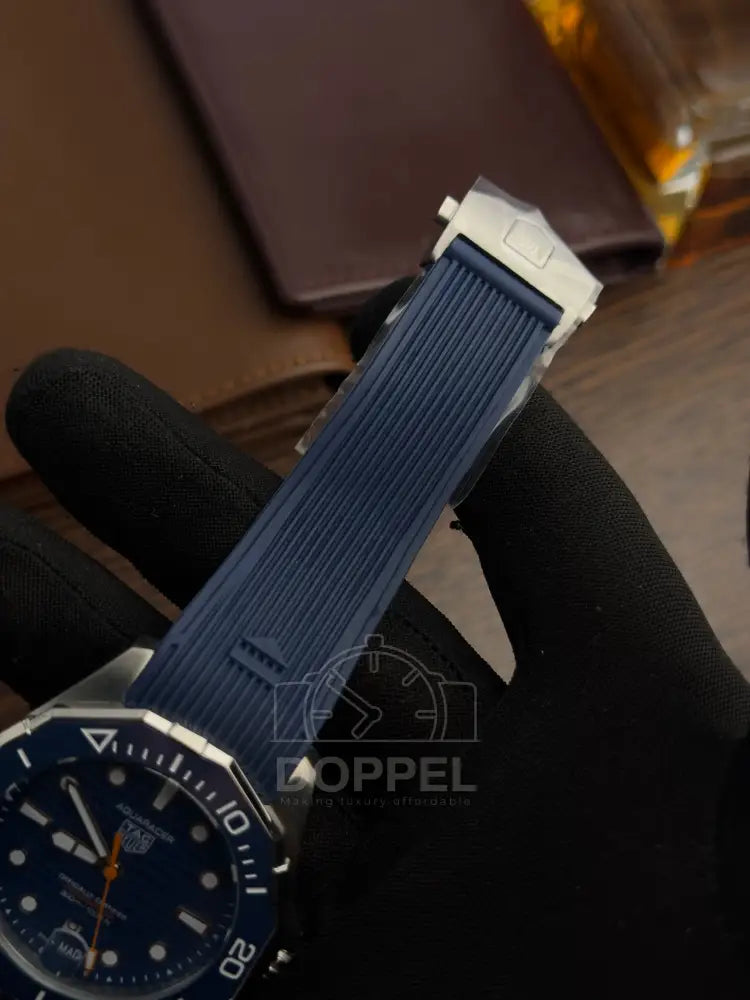 TAG - Aquaracer Blue Rubber - AAA Quality