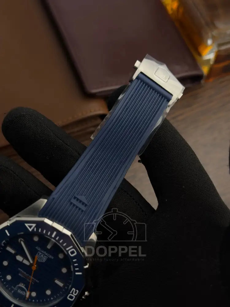 TAG - Aquaracer Blue Rubber - AAA Quality