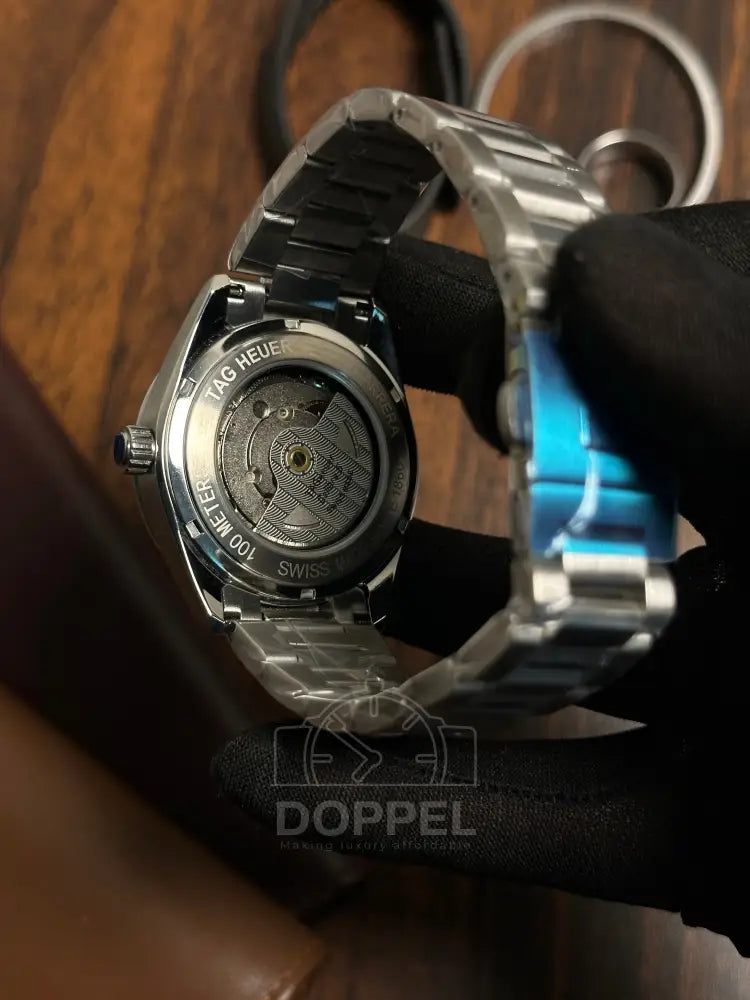 TAG - Carrera Day Date Silver Blue - AAA Quality