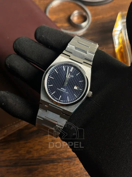 TST - PRX Automatic Textured Navy Blue- AAA Quality